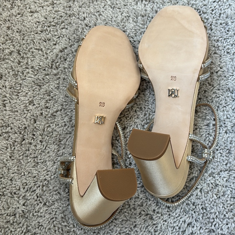 NWT BADGLEY MISCHKA
Hey Block Heel Slingback Sandals - Picture 4 of 9